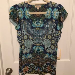 One World Flutter Sleeve Top